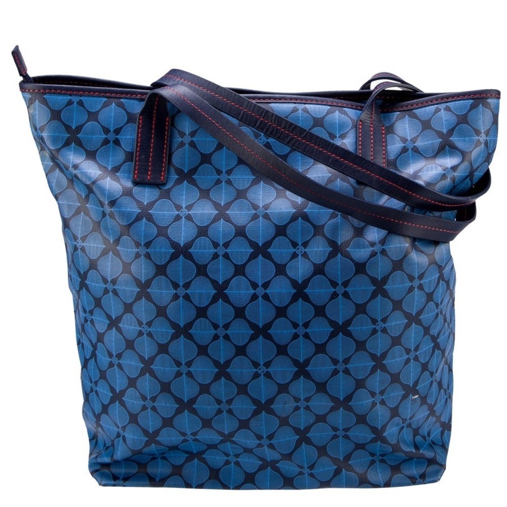 Stylish Blue Patterned Tote Bag - Picture 6 of 10